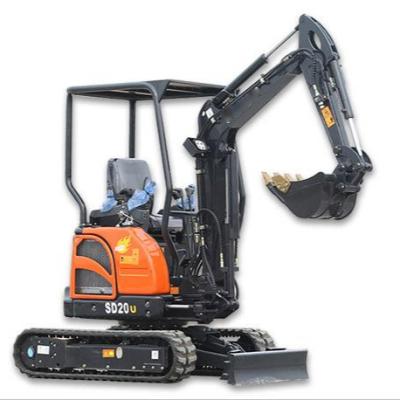 China Hotels Price Cheap Chinese Mini Excavator Small Digger Crawler Excavator 1ton 2 Ton New Bagger for sale