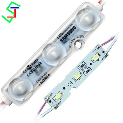 China Newest Design Smd 5730 Letter Channel 3 LED 1.2W Ip68 Ultrasonic Injection Led Module Light With Aluminum PCB for sale