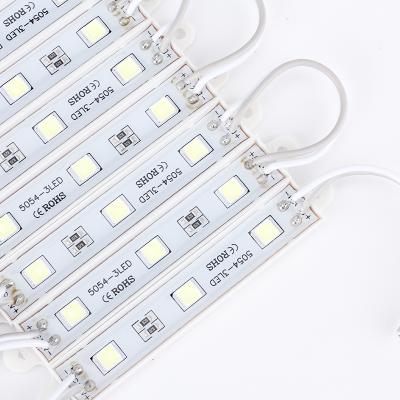 China Office / industrial white e242985 dc 12v / street lighting SMD 5054 led 3leds module for sign for sale