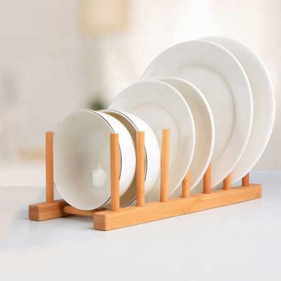 China Bamboo Country Dish Drainer Racks Kitchen Dish Storage Drain Dish Rack Kitchen Cup Drying Rack for sale