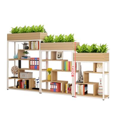 China Modern Hot Selling Kitchen Decorative Living Room Flower Stand Flower Partition Home Office Wooden Shelf for sale