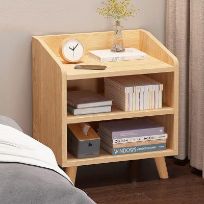 China (Other) Hotsale adjustable simple modern wooden bedstand beside table bedside cabinet for sale