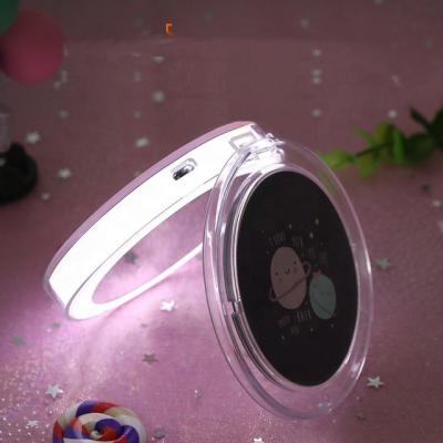 China Portable Fashion Led Makeup Lighted Mirror Lighted Makeup Vanity Light Mirror Led Dressing Table Mirror for sale