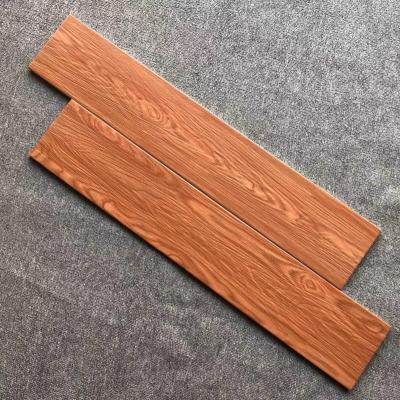 China Modern Wood Tile Porcelain Porcelanato Glazed Wood Flooring Ceramic Tile for sale