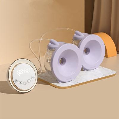 China BPA Free Rechargeable Portable Baby Milk Breast Feeding Portable Hands Free Electric Bileteral Breast Pump for sale