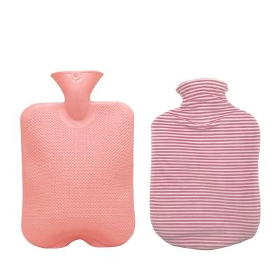 China Customizable PVC Hand Warmer Heath Care Product With Cover Eco-friendly Hot Water Bag for sale