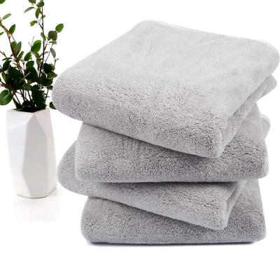 China Hot Selling Compressed Bamboo Cloth Microfiber Towel Towel Coral Velvet Hand Towel Makeup Remover Compressed Bamboo Cloth for sale