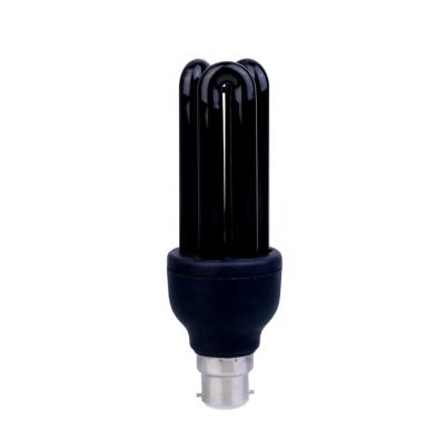 China Party Decorations UVA 365-380nm BLB B22 20W 24W CFL 3U UV Black Light Bulb 3U for sale