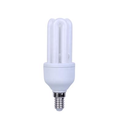 China Factory sale custom logo E14 T3 3u cfl energy saving lamp U for sale