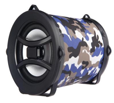 China Wireless Outdoor Cloth Stereo Portable Wireless Speaker With FM Radio Gun Tube Speaker for sale