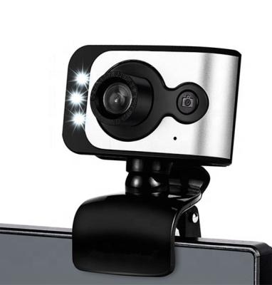 China Factory direct sale 30fps HD web camera PC camera webcam light with microphone and speaker FY101 for sale