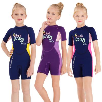 China Breathable Wholesale Anti-UV Rash Letter Printed Long Sleeve Babysitter Swimwear Long Sleeve Surfing Suit for sale