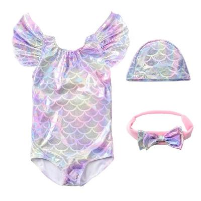 China Magical Bikini Girls Swimwear Fabrics Cute Girl Swimwear 3 Piece Julysand Custom Baby Swimwear Breathable for sale