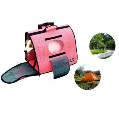 China Other Factory Direct Sales Custom Logo Eco-friendly Vent Plush Pet Outdoor Backpack For Travel Hiking Camping for sale