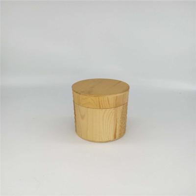 China Europe Hot Selling Small Cylinder Unfinished Handmade Wooden Box for sale