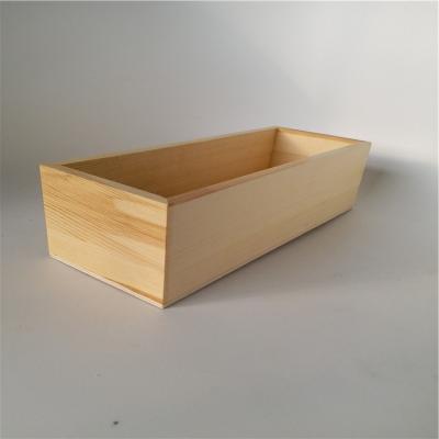 China Europe Eco - Friendly Packing Wooden Storage Box Without Lid for sale