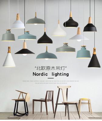 China Personality Modern Nordic Minimalist Creative Industrial Style Pendant Lights for Dining Room Bar Study Office for sale