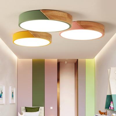 China Modern Decorative Hotel Living Room Gallery Store Iorn And Wood Material Ceiling Lamp for sale