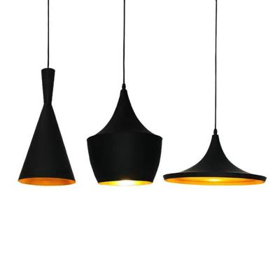 China Modern Decorative Modern Black White Simple Aluminum Novelty Pendant Lamp for sale