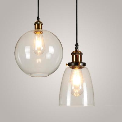 China Vintage Modern Decorative Glass Edison Bulbs Pendant Lamp for Bar for sale