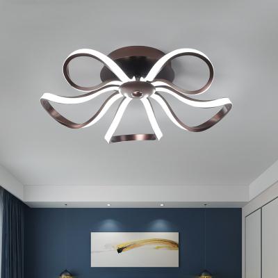 China Nordic Decorative Modern Design Flower Fantasy Ceiling Lighting Nordic Lamp for Hall Living Room for sale