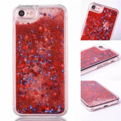 China Water Colorful Cover Liquid Glitter Phone Case Star Quicksand Mobile Phone Case Back Designer For iPhone 7 For 7 Plus Phone Case For iPhone 6 for sale