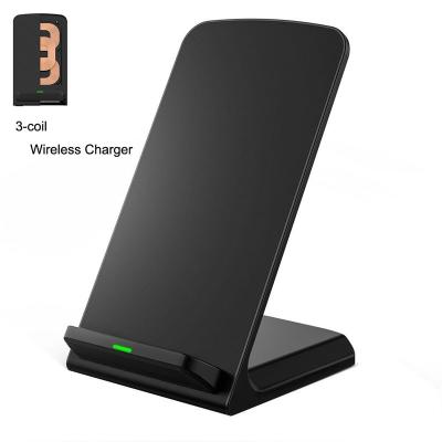 China Mobile Phone 2 Loves Charger QI Wireless Charger Fast Charging For iPhone Stand Portable Charging Station For Samsung Universal Phone Charger for sale