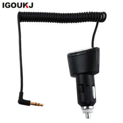 China AUX stereo audio transmitter. Hot Selling Standard USB Port Car BT Receiver Adapter USB Charger Car Charger FM Handsfree for sale