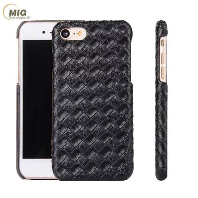 China PU Leather Shockproof Luxury Smart Plastic Leather Phone Instruments Back Case For iPhone 6 7 8 From China Supplier for sale