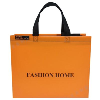 China 2021 Recyclable Non Woven Shopping Bag Logo Orange Tree Tote Bag Factory Custom Low Moq for sale