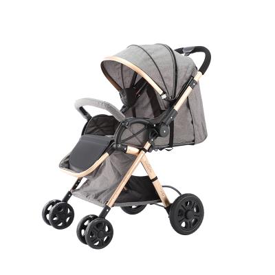 China Lightweight OEM Folding Lightweight High Landscape Baby Strollers 2 in 1 Pram for sale