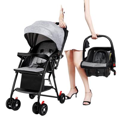 China Baby Strollers Lightweight Convenient Warm Baby Strollers With Car Seats Baskets 2 In 1 Baby Strollers for sale