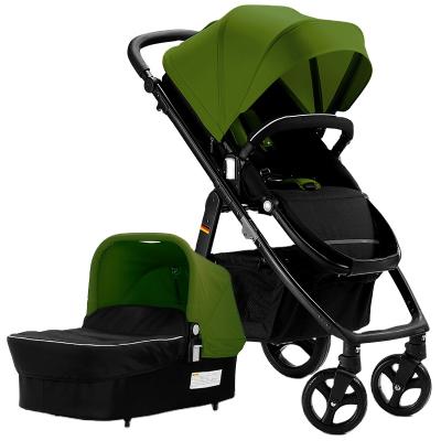 China Good Quality New High Foldable Two Way Foldable Light Weight Seat Baby Strollers Landscape Seating Baby Strollers for sale