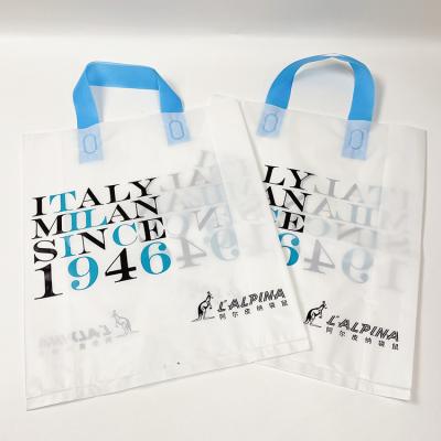 China Manufacturer direct custom printing eco LDPE plastic shopping bags BIODEGRADABLE with handle for sale