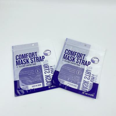 China Transparent Resealable Three Side Seal Customized Zipper Bag Zip Lock Moisture Proof Plastic Bag For Cosmetic Sample Packaging for sale