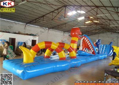 China Aduana inflable de la carrera de obstáculos del agua del PVC del juego del agua de los niños en venta