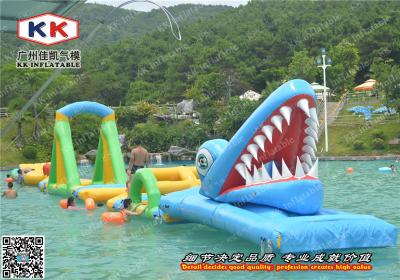 China El agua inflable comercial parquea los 28m los x 2m para el lago y la piscina en venta