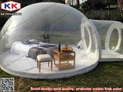 Chine tente gonflable transparente de bulle de 0.8mm, Chambre durable de camping de PVC à vendre