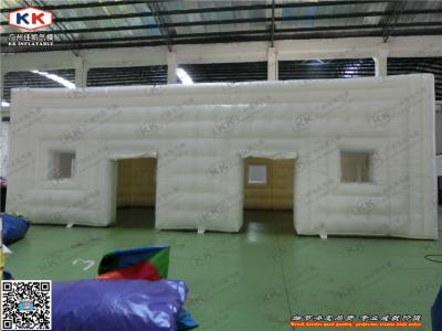 China White 40ft 0.45mm PVC Tarpaulin Inflatable Tent  For Outdoor for sale