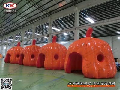 Cina Tenda gonfiabile ermetica di nylon arancio della bolla per la doppia cucitura di eventi in vendita