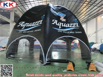 China Black Eight Legs Spider Inflatable Tent  For Activity Quadruple Stitching for sale