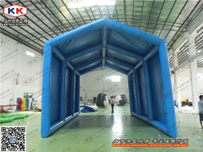 Cina Tenda gonfiabile stretta del garage dell'aria portatile blu per l'imballaggio dell'automobile in vendita