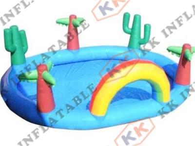 China El adulto colorido embroma aduana/los inflatables inflables de las piscinas para los alquileres de las escuelas en venta