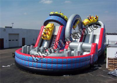 China Rental Car Inflatable Dry Slide / Inflatable Obstacle Slides for sale