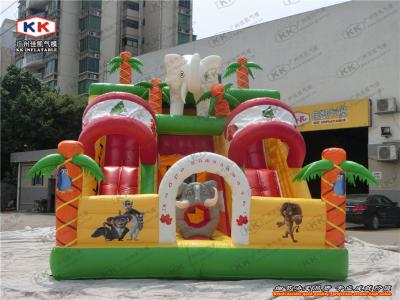 China Baby Elephant Inflatable Slip And Slide PVC Tarpaulin for Children for sale