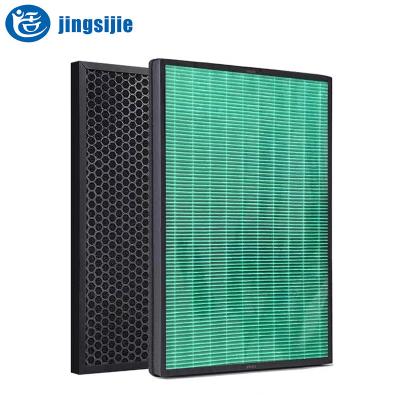 China Hotels adapted mitsubishi heavy industry air purifier HEPA filter spA-421AC /SPA-582 filter element with activated carbon for sale