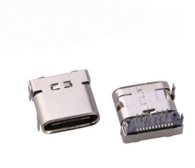 China Level 2 Female Shell USB 3.1 Type C Connector For Mobile Phone Charging SUSB-3B1XX12-036FLD for sale