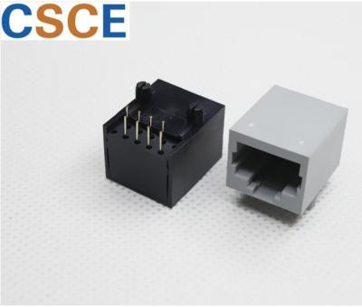 China PCB RJ45 connector with 90 degree 10P8C Gigabit Ethernet for sale