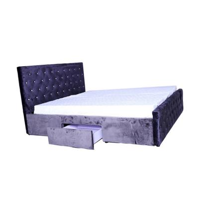 China Simple Elegant Design Best Selling King Size Frame Bed Lift Up Modern Storage Beds Designs Luxury for sale