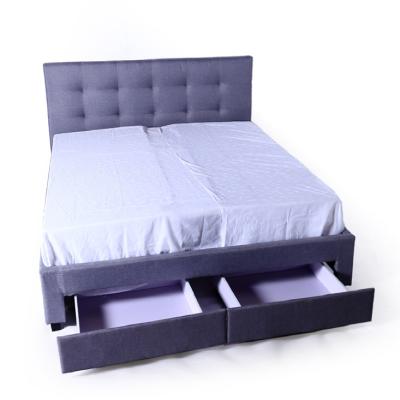 China Simple Stylish Cheap Wholesale High Quality Furniture Beds Prices Double Beds Simple Modern Large Double Bed Modern Double Bed With Storage Tall for sale